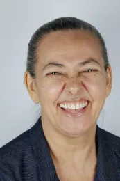 Paciente sorrindo